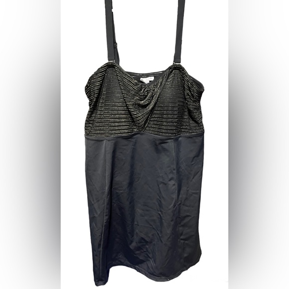 Roaman’s One Piece Bathing Suit Gold/Black - Picture 1 of 3